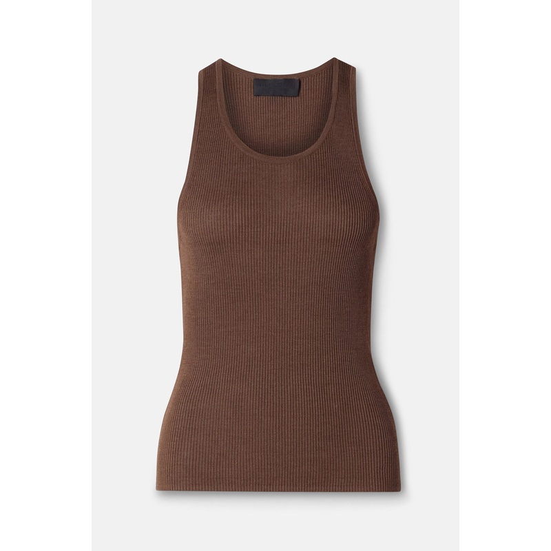 Lottie Silk Knit Tank Auburn|XS|S|M