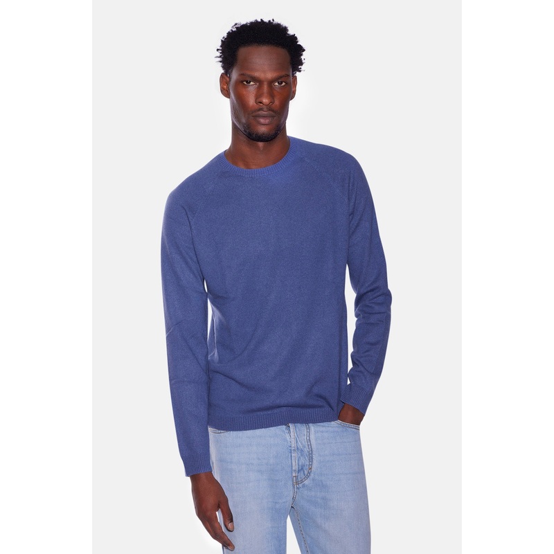 Meadow Raglan Crewneck Indigo|XS|S|M|L|XL|XXL