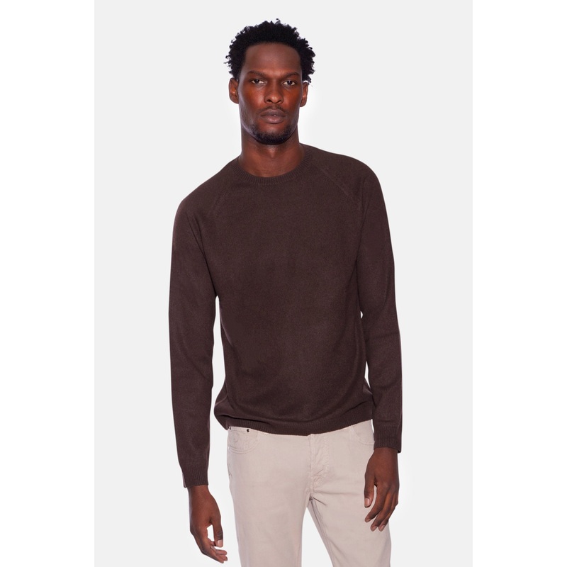 Meadow Raglan Crewneck Plum Brown