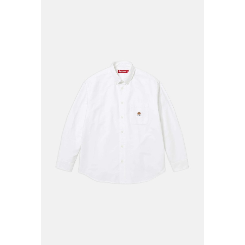 Oxford L/S Shirt White|L