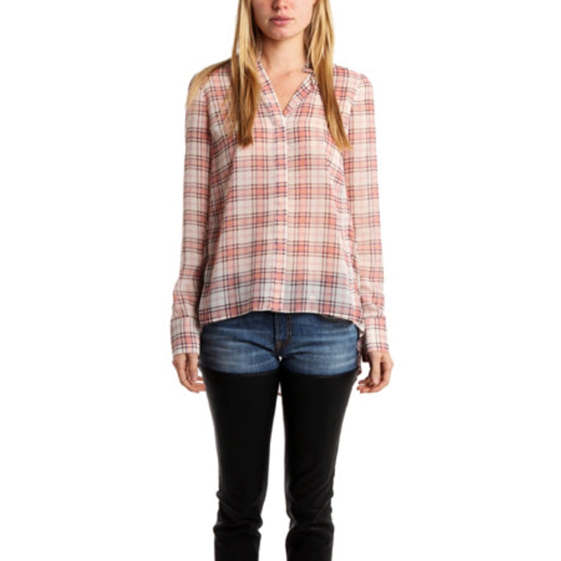 Derek Lam 10 Crosby Mandarin Collar Blouse