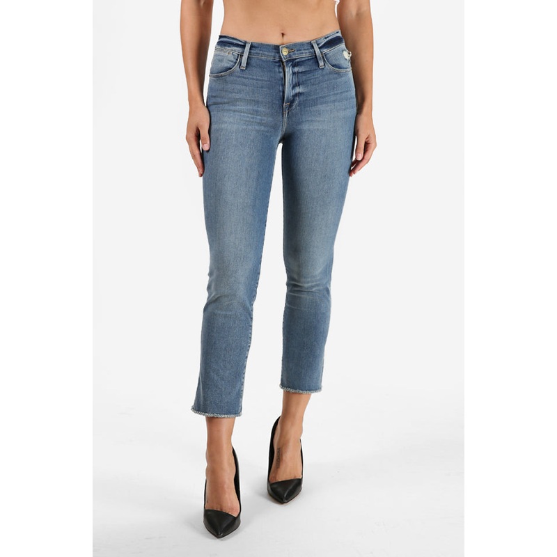 FRAME Le High Straight Crop Jean