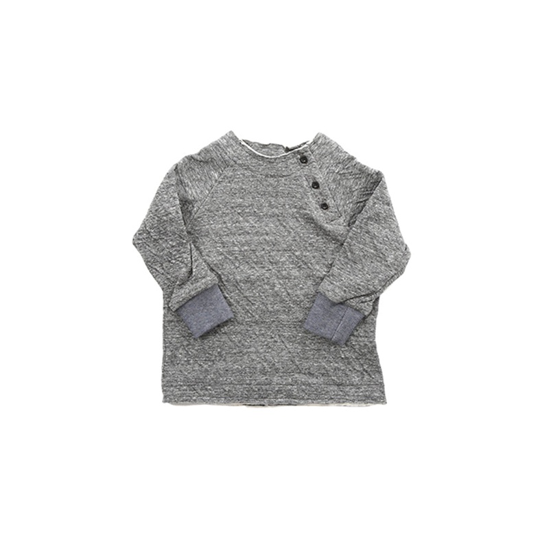 Future Fresh Double Face Henley Navy
