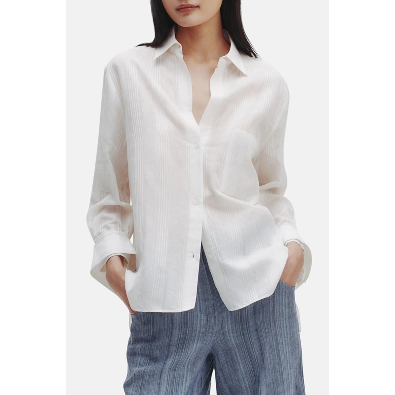 Next Morning Shirt in Ivory Stripe