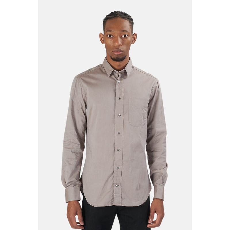 Pinpoint Button Down Shirt Putty