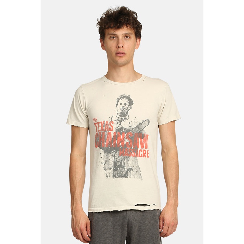 Texas Chainsaw Tee Off White|XXS|XS|S|M|L|XL|XXL|XXXL