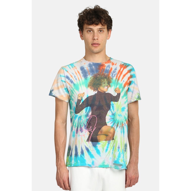 Whitney Smile Tee Tie Dye|M|L|XL