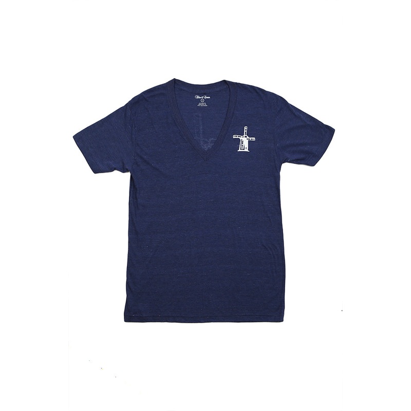 Windmill V-Neck Tee Cobalt|XXS|XS|S|M|L|XL|XXL|XXXL