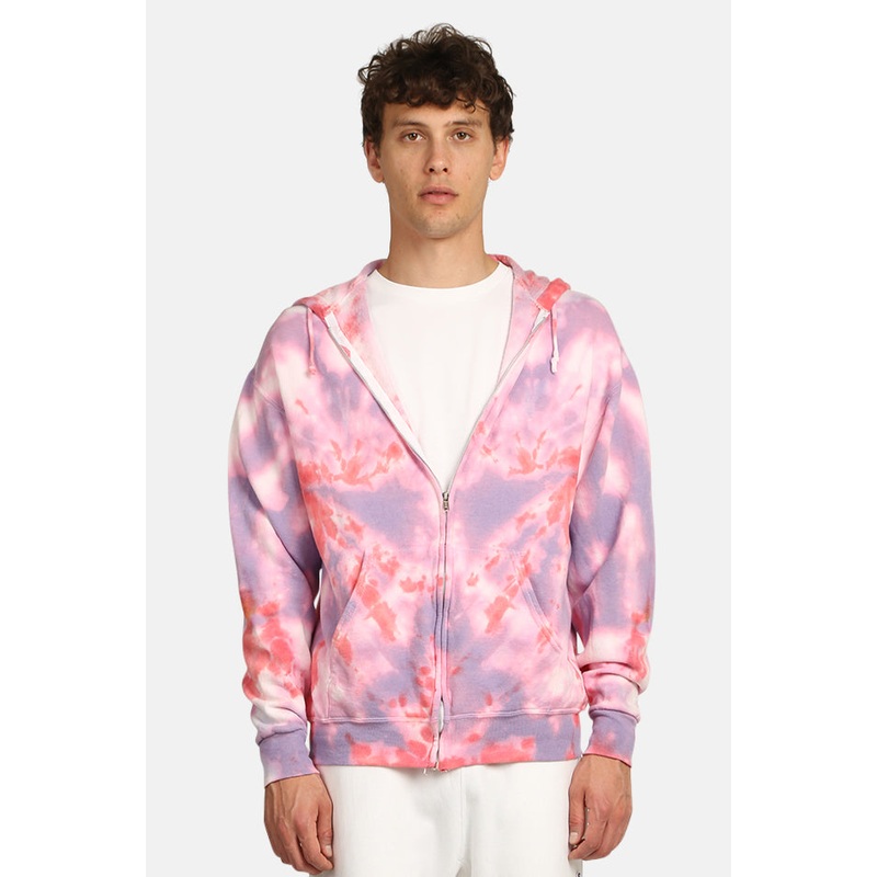 Zip Hoodie Tie Dye|S|M|L