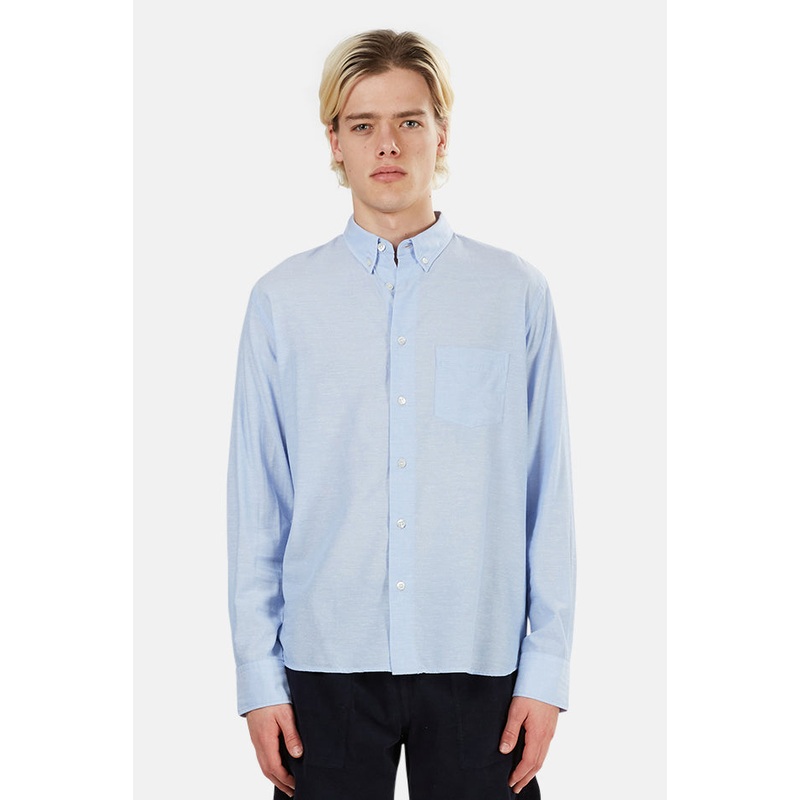 Branco Button Down Shirt Blue Sky