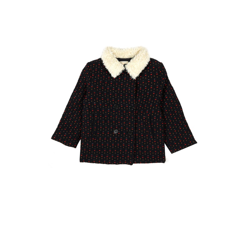 Hundred Pieces Jacquard Coat|3Y|4Y|6Y|8Y|10Y