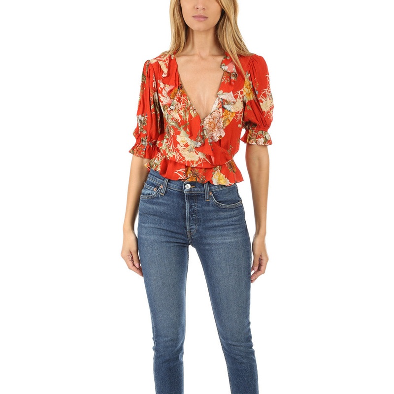 ICONS Ruffle Cha Cha Blouse|XS|S|M|L