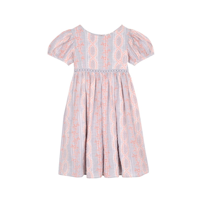 Kids Holly Dress Cobblestone|12-18Y|18-24M|2-3Y|3-4Y|4-5Y|5-6Y|6-12Y|6-7Y|7-8Y
