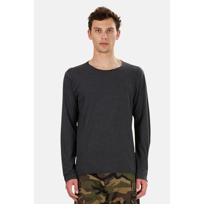 Leaf Derby Long Sleeve Grey/Black