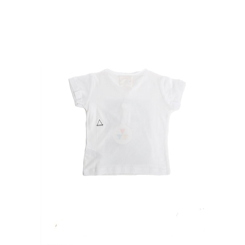 Little Eleven Paris White Kate Moss V Neck Tee