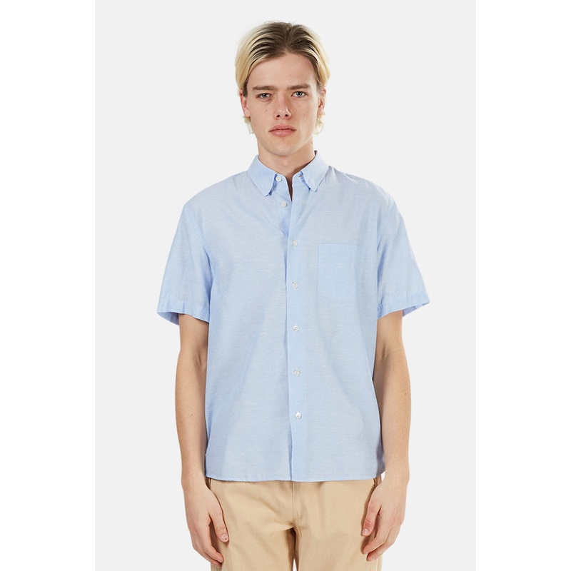 Ribeiro Chest Pocket Shirt Blue Sky