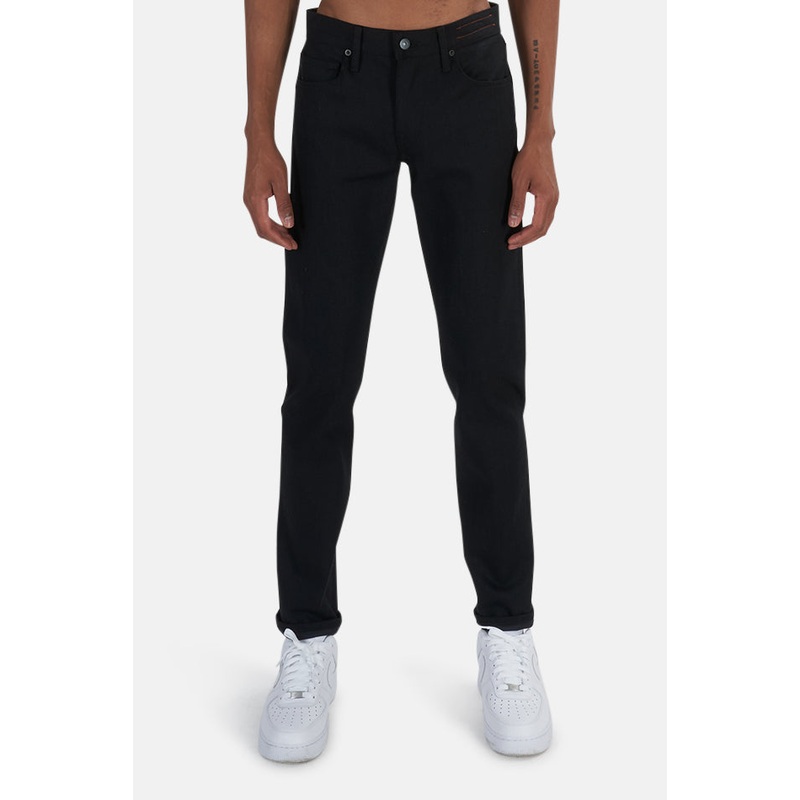 The Pen Slim Jeans Black Raw|29|30|31|32|33|34|36