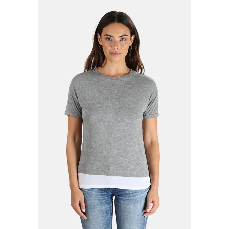 Majestic Filatures Double Layer Crew Neck Tee