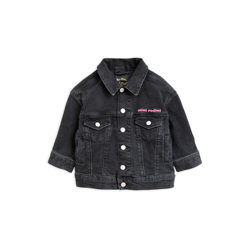 Mini Rodini Cheer Cat Denim Jacket