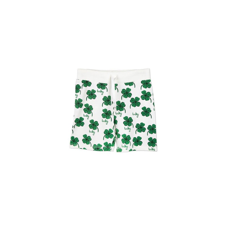 Mini Rodini Clover Sweatshort|104/110|116/122|128/134|140-146|56/62|68/74|80/86|92/98