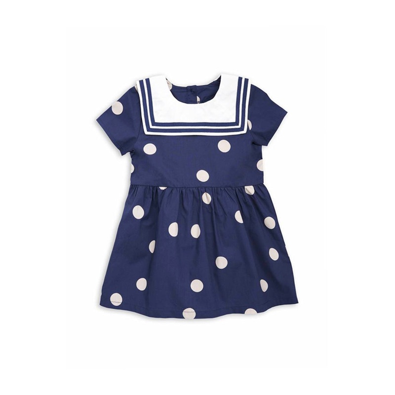Mini Rodini Dot Woven Sailor Dress