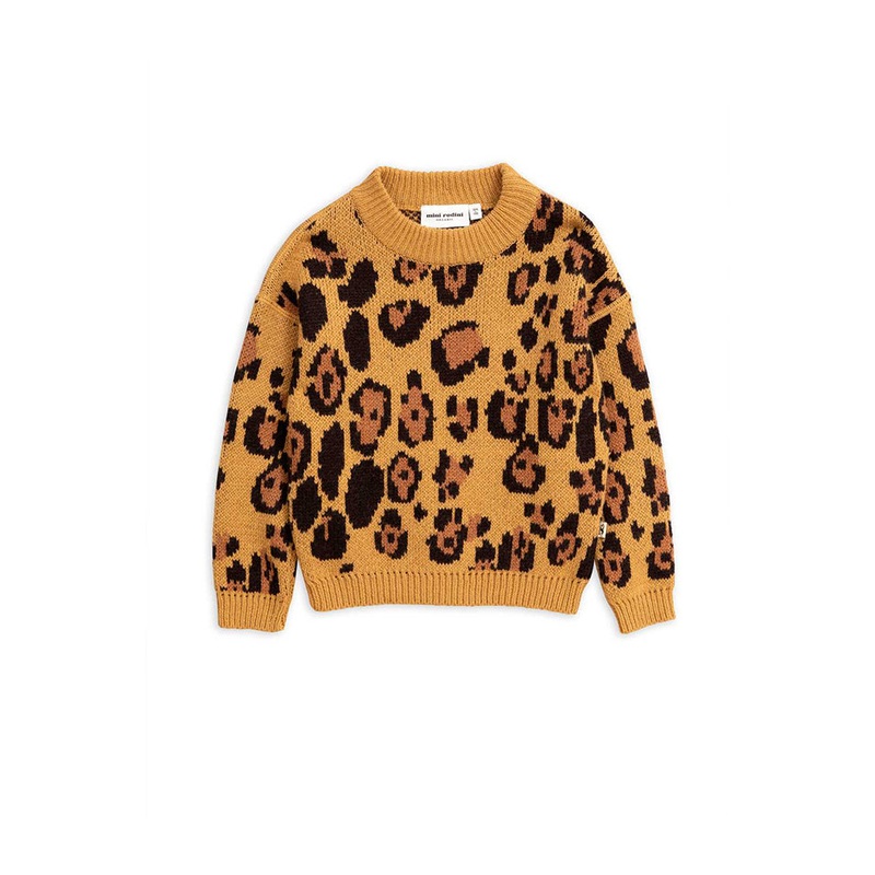 Mini Rodini Leopard Wool Sweater