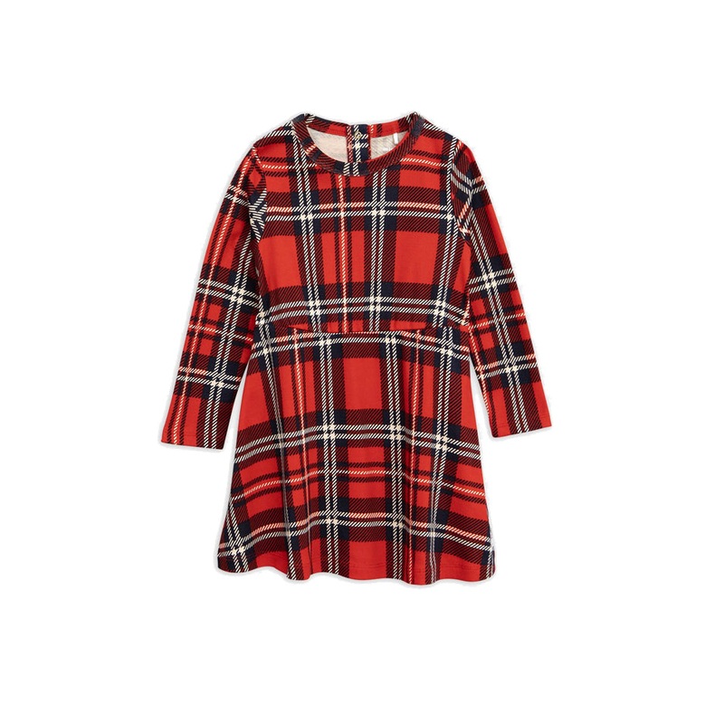 Mini Rodini Plaid Long Sleeve Dress