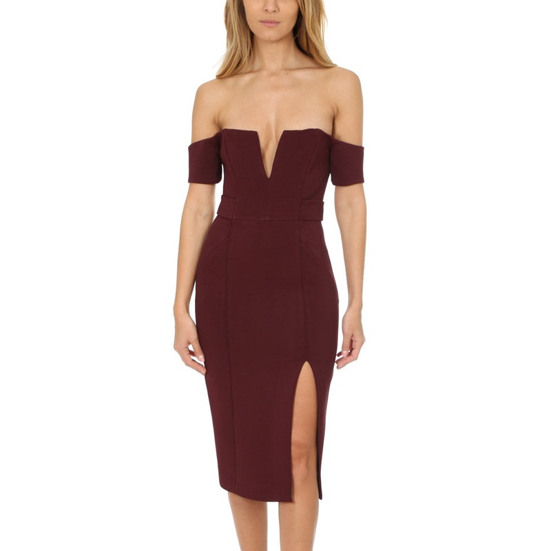 Nicholas Bandage Deep V Pencil Dress