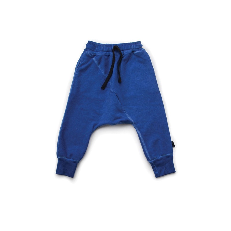 NUNUNU Diagonal Baggy Pants|0-6M|6-12M|12-18M|18-24M|2-3Y|3-4Y|4-5Y|6-7Y|8-9Y|10-11Y|12-14Y