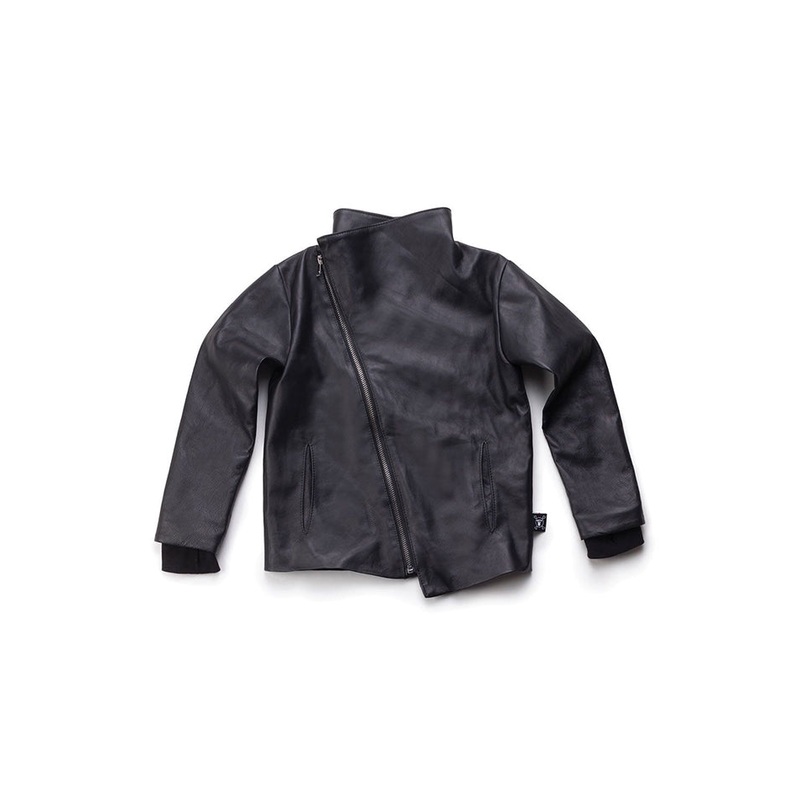 Nununu Leather Jacket|0-6M|10-11Y|12-14Y|12-18M|18-24M|2-3Y|3-4Y|4-5Y|6-12M|6-7Y|8-9Y