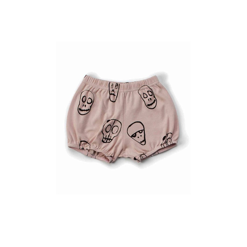 NUNUNU Skull Mask Yoga Shorts|12-18M|18-24M|2-3Y|3-4Y|4-5Y|6-12M|6-7Y|8-9Y