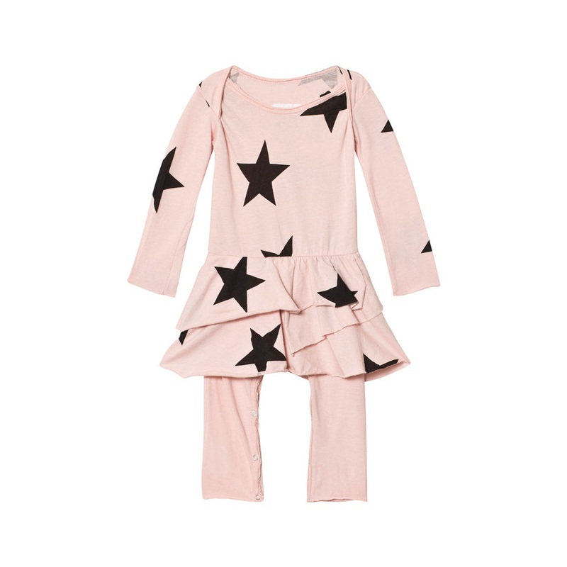 NUNUNU Star Onesie Skirt|0-6M|12-18M|18-24M|6-12M