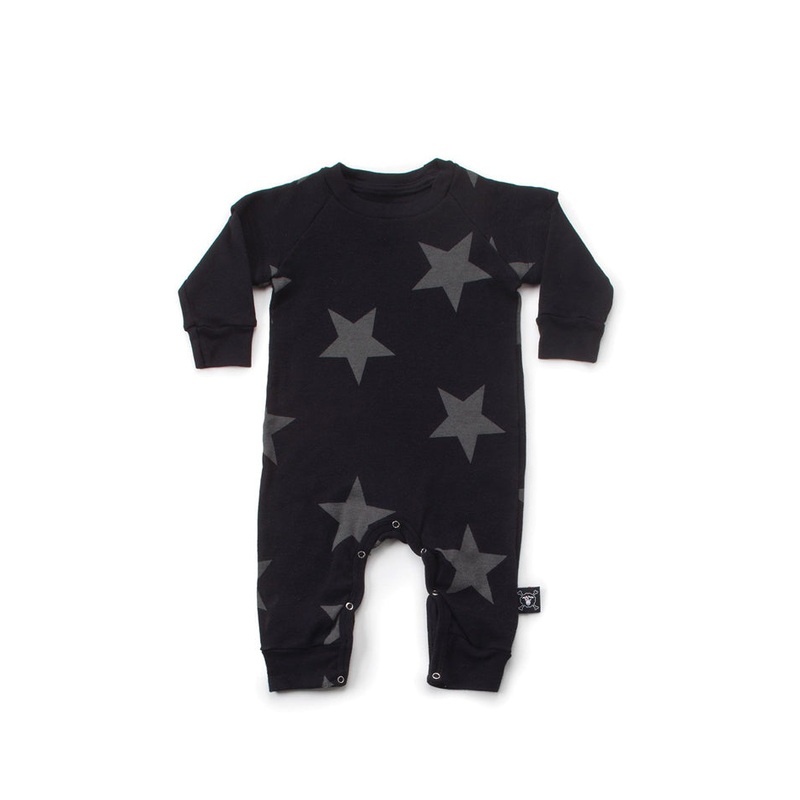 NUNUNU Star Playsuit|0-6M|10-11Y|12-14Y|12-18M|18-24M|2-3Y|3-4Y|4-5Y|6-12M|6-7Y|8-9Y