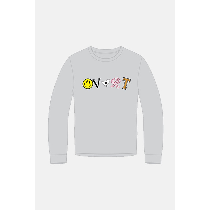 Overt Streetwear Letters Crewneck Sweater