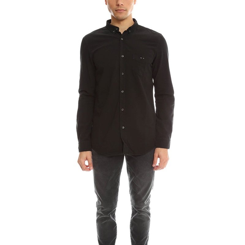 Barbell Chambray Shirt Black|S|M|L|XL