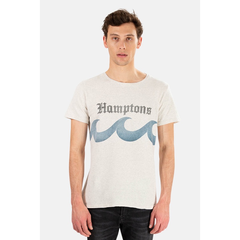 Remi Relief x Blue&Cream Oatmeal Hamptons Wave Tee