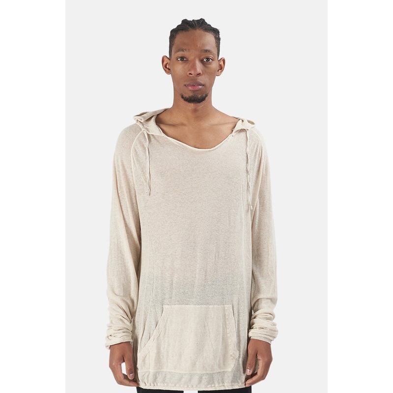 V::ROOM Cotton Linen Pullover Hoodie
