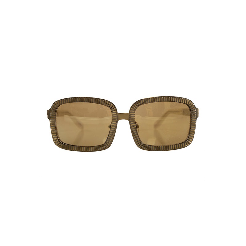 Alexander Wang C1 Antique Brass Rectangle Sunglasses