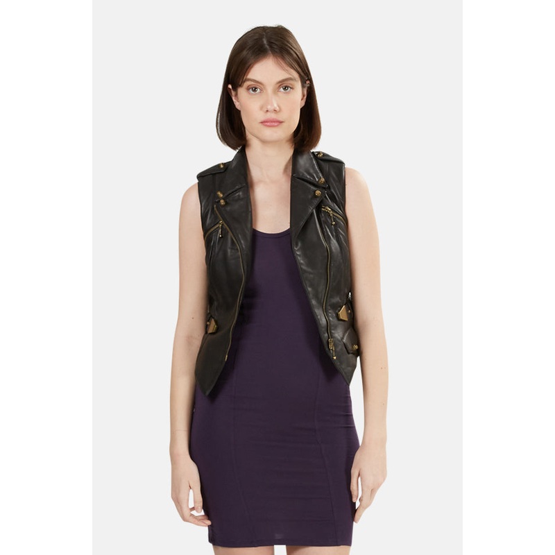 Alexander Wang Leather Vest with Belt