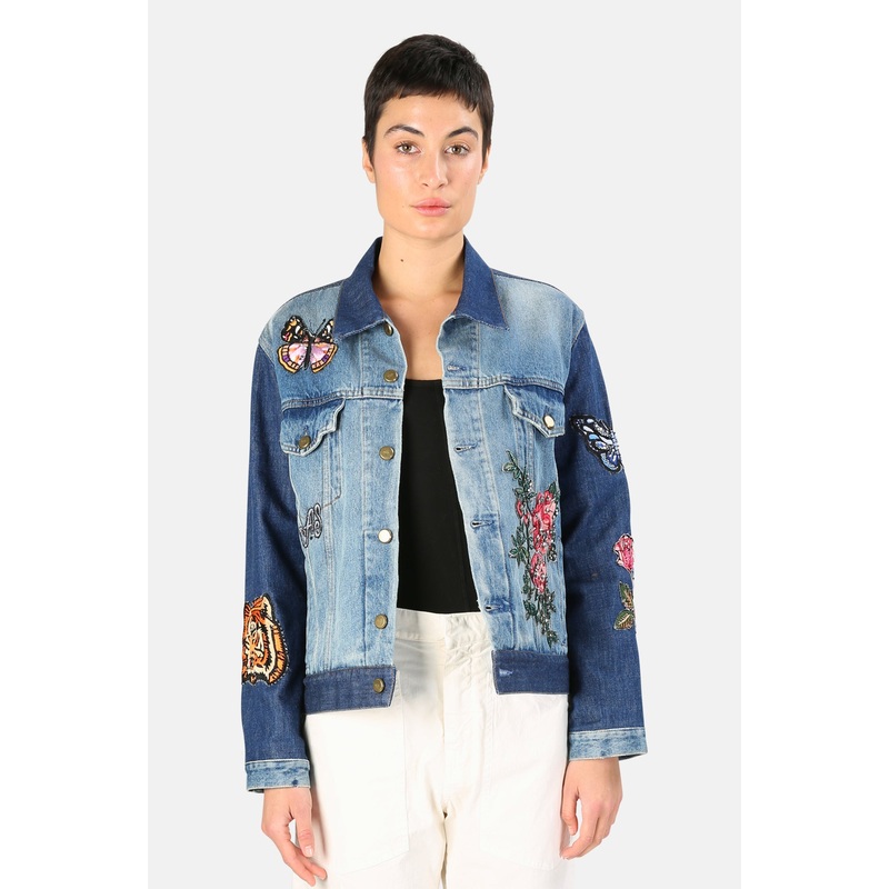 AS65 Embroidered Denim Jacket|XS|S|M|L