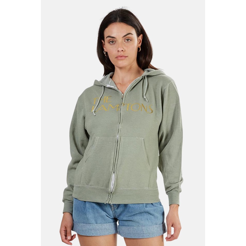 Lamptons Hoodie Army/Gold|L|XL