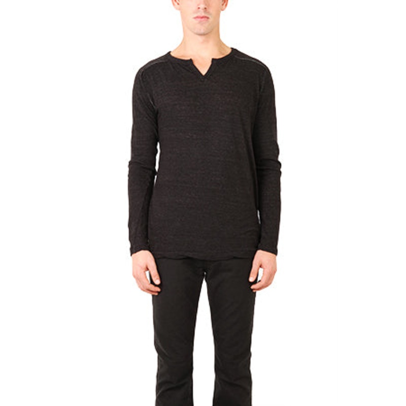 V::Room Melange Slit Shirt|XS|S|M|L|XL|XXL|XXXL