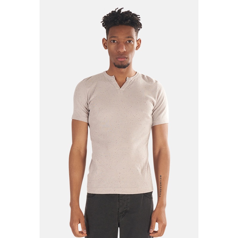 V::ROOM Slit Neck Tee|M