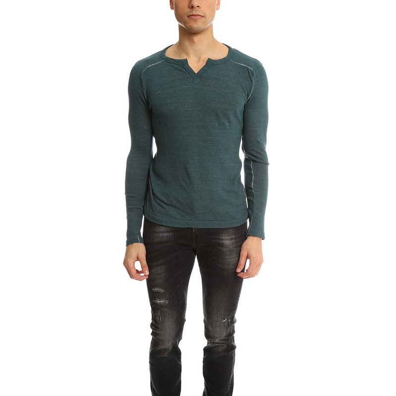 V::Room Vintage Slit Neck LS|XS|S|M|L|XL|XXL|XXXL