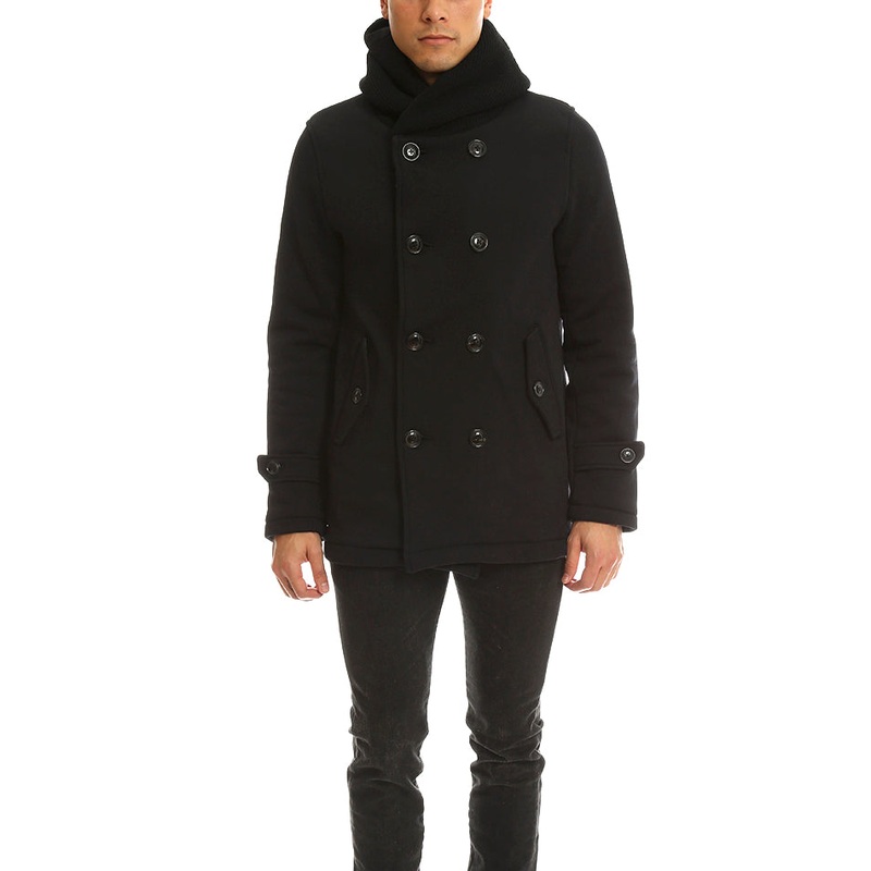 Biography Hooded Double Breasted Coat