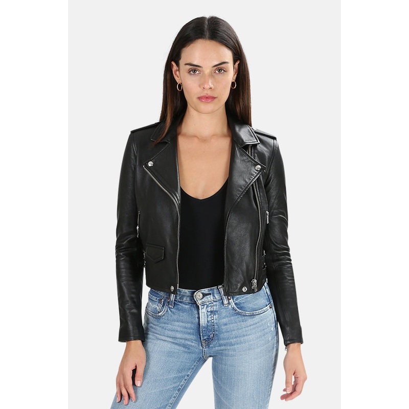 Black IRO Ashville Leather Jacket