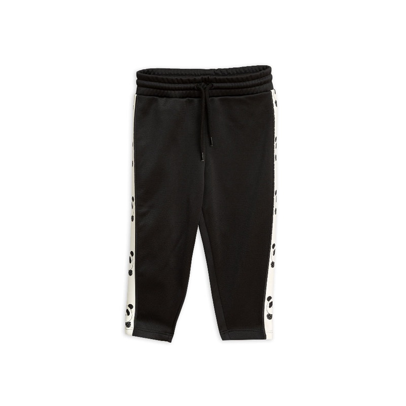 Black Mini Rodini Panda Track Pants