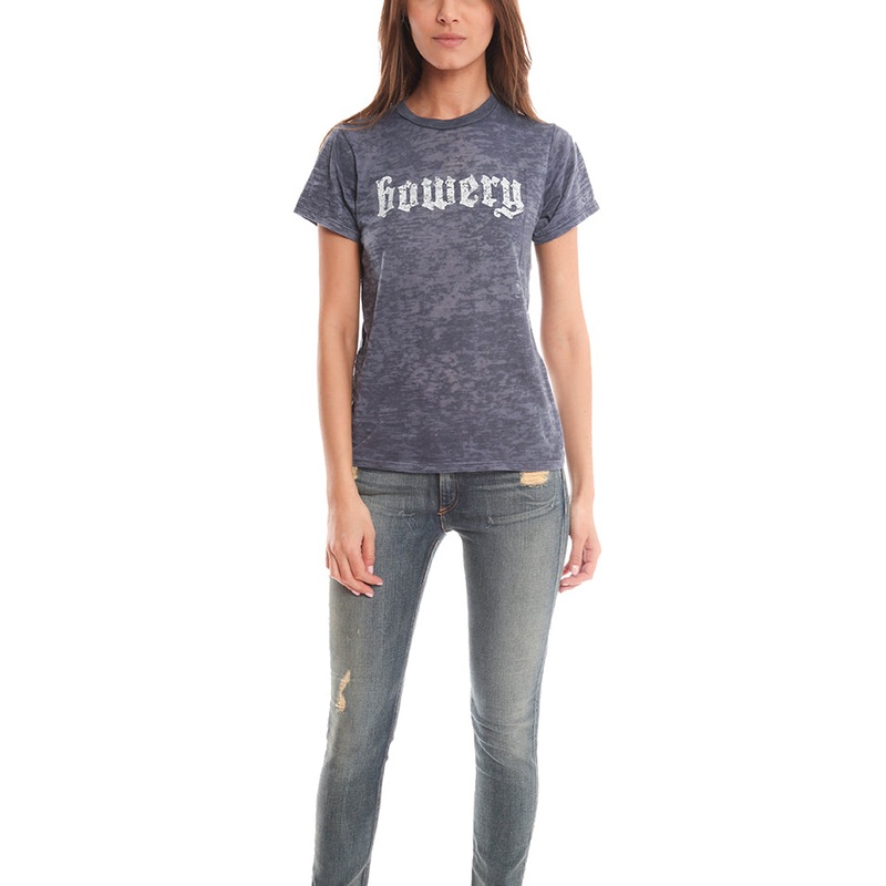 Bowery Burnout Tee Blue|XXS|XS|S|M|L|XL|XXL
