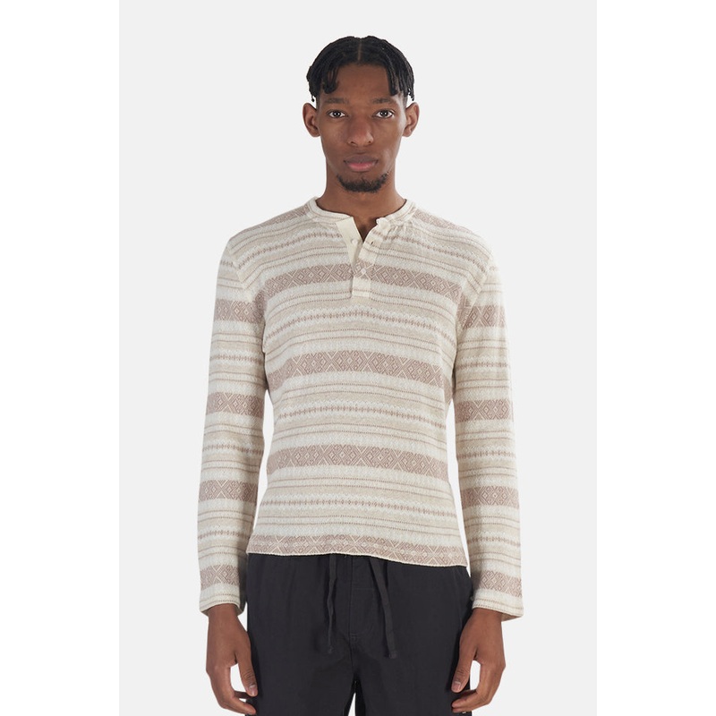 Brown Brady Henley|M|L|XL