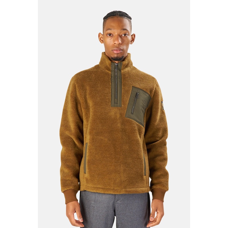 Hayle Quarter Zip Sweatshirt Earth
